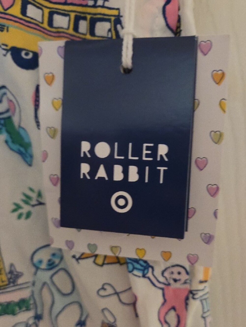 Roller Rabbit Target Colab White Multi Printed Boxer Shorts - Picture 2 of 5